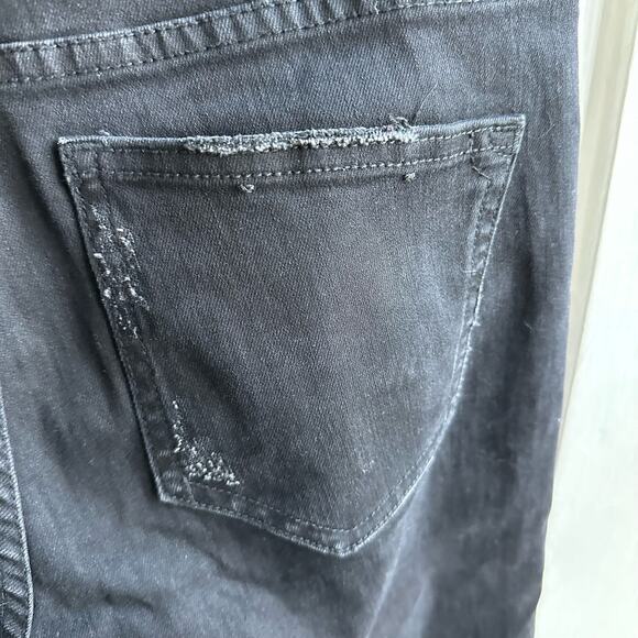 Anthropologie Pilcro Mid-Rise Slim Straight Jeans Jewel Embellished - Picture 11 of 12